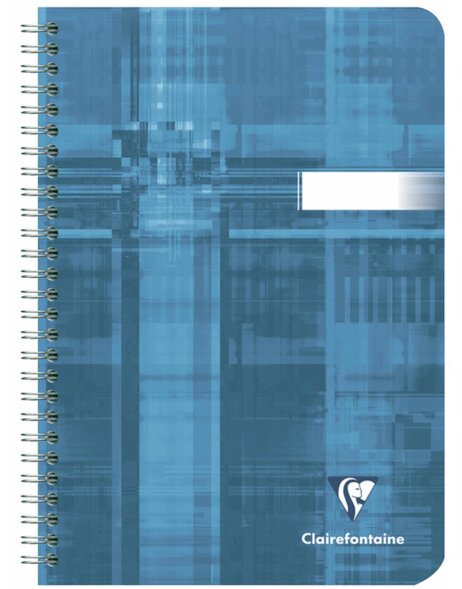Spiral book Clairefontaine, DIN A5 14,8x21cm, 90 sheets, 90g, checkered