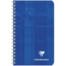 Notebook Clairefontaine, 7,5x12cm, 50 sheets, 90g, plain