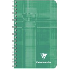 Notebook Clairefontaine, 7,5x12cm, 50 sheets, 90g, plain