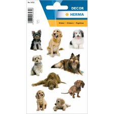 Beautiful stickers with dogs - self adhesive, DECOR