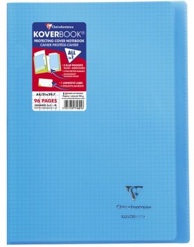 Koverbook PP Clairefontaine, A4, 48 sheets, 90g, checkered