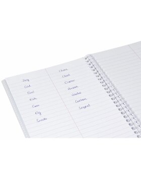 Cuaderno de vocabulario Koverbook Clairefontaine, 11x17cm, 50 hojas