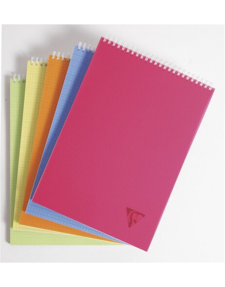 Writing pad Linicolor, A4, 80 sheets, 90g, checkered - sorted
