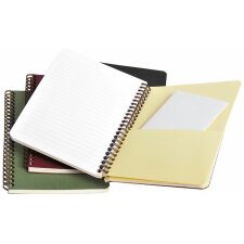 Cuaderno de espiral Age Bag, DIN A5 - 60 hojas, 90g, rayado - cereza