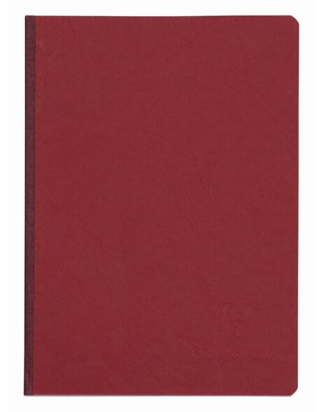 Libretto in brossura Age Bag, DIN A5 14,8x21cm, 96 fogli, 90g, rigato rosso ciliegia