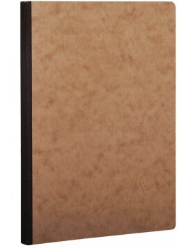 Notebook AgeBag A5 Linen squared 96 kartek - Marrone