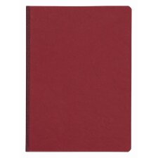 Libreta rústica Age Bag, DIN A5 14,8x21cm, 96 hojas, 90g, cuadriculada rojo cereza