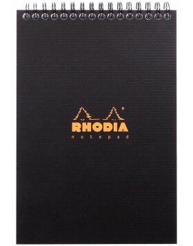 Notepad RHODIA, DIN A5, 80 sheets, 90g, checkered