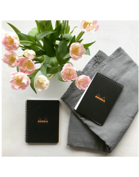 Notepad RHODIA, DIN A5, 80 sheets, 90g, checkered