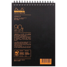 Bloc de notas RHODIA, DIN A5, 80 hojas, 90 g, cuadriculado