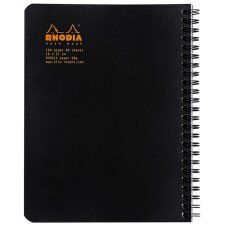 a5 Rhodia notebook lined with double spiral