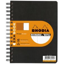 Refill for Exabook Rhodia, DIN A5 14,8x21cm, 80 sheets, 80g, lined with frame