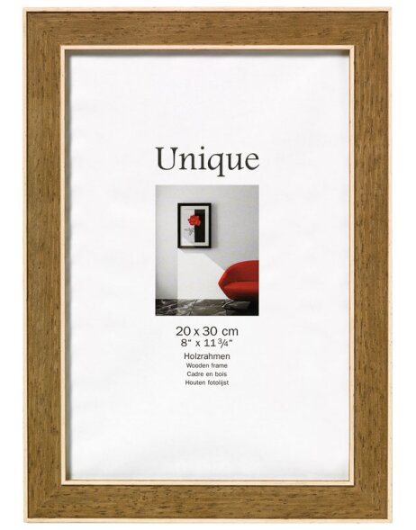 Wooden Frame UNIQUE I - oak, 13 x 18cm