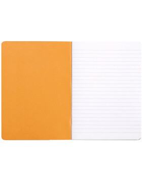 Cuaderno Rhodia A5 rayado 48 hojas naranja