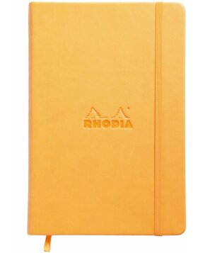 Carnet de notes Rhodia A5 ligné orange
