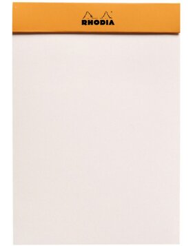Rhodia Blok geniet 8,5x12 cm 70 vel blanco 90g - Zwart
