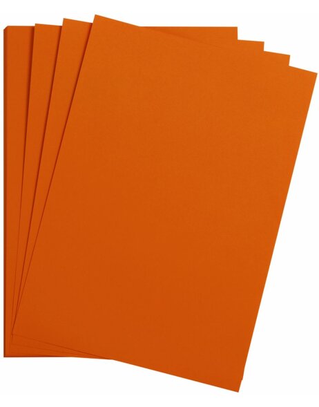 25 fogli di carta colorata A4 rosso-arancio