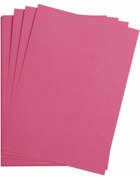 25 hojas de papel de color A4 rosa