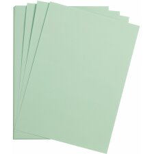 25 hojas de papel A4 de color verde lima