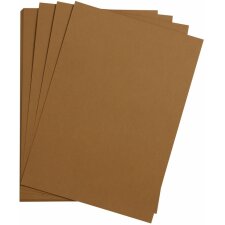 25 hojas de papel de arcilla A4 marrón
