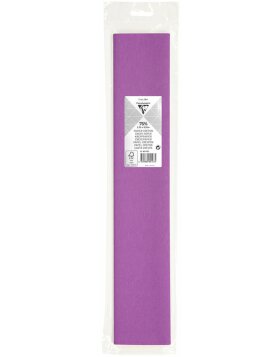 roll crepe paper in lilac - 95110C Clairefontaine