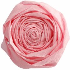 roll crepe paper in light pink - 95133C Clairefontaine