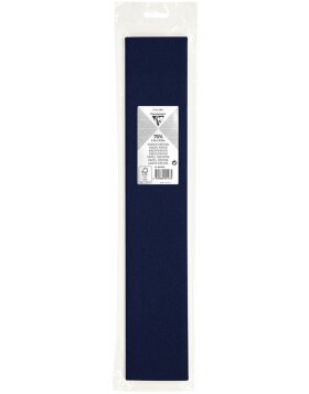 Rouleau de papier crêpe bleu foncé - 95163C Clairefontaine