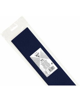 Rolle Krepppapier in dunkelblau - 95163C Clairefontaine