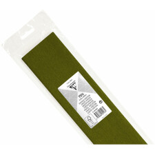 Rolka papieru krepowego w kolorze zielonego mchu - 95155C Clairefontaine