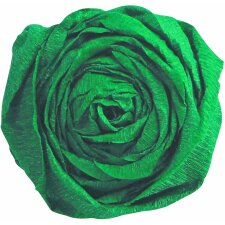 Pack 10 sheets loosely wrapped crepe paper 2mx0,50m, 30g glass green