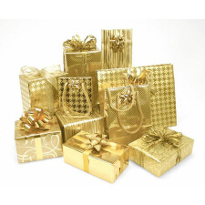 Wrapping paper Premium, 2x0,70m, 80g gold