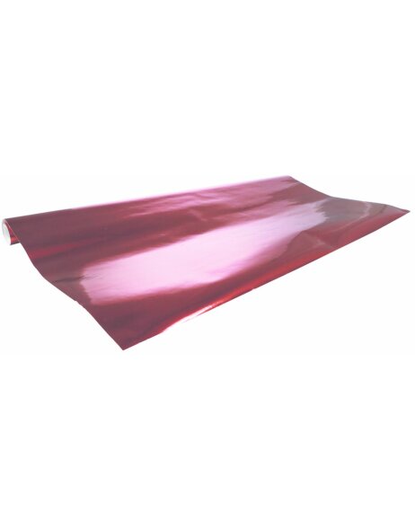 Rolle Aluminiumpapier, einseitig farbig, 2x0,70m, 80g - Rot