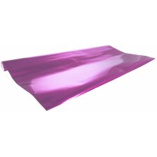 Rotolo di carta di alluminio, colorata su un lato, 2x0,70m, 80g - rosa