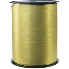 Gift ribbon matt 250mx10mm gold