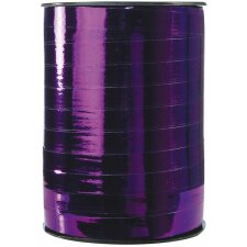 Gift ribbon metallic 250m x10mm purple