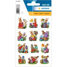 HERMA decorative labels "Easter Bunnies" - 3 sheets