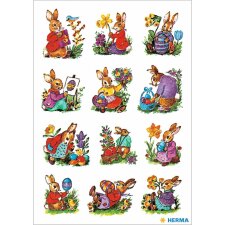 herma Nostalgic Bunnies Stickers 3 fogli