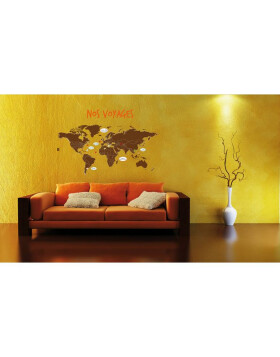wall stickers "Nos voyages" 49x69 cm