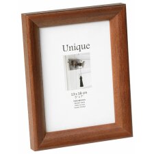 Wooden photo frame - UNIQUE 4 - walnut, 30x40