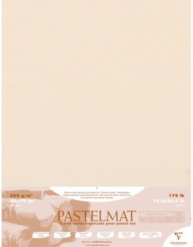 Pack Pastelmat, 50x70cm, 5 B&ouml;gen, 360g Maisfarben