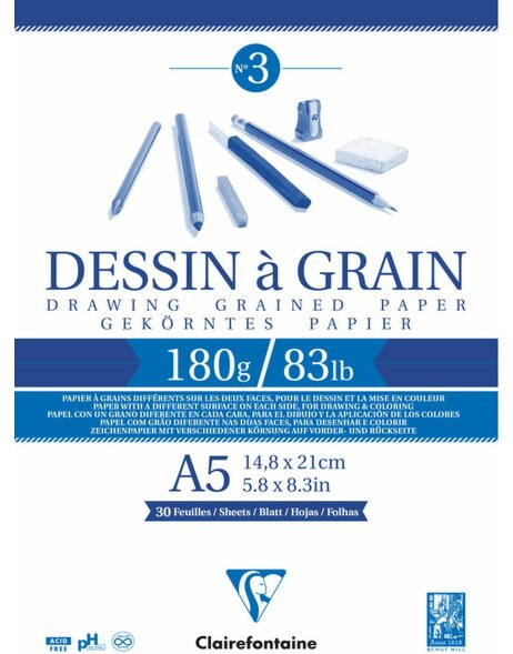 Drawing pad 96626C with 30 sheets in A5 format