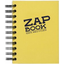 ZAP BOOK drawing book white pages 11x15 cm