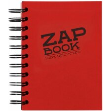 ZAP BOOK drawing book white pages 11x15 cm