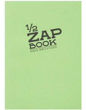 Booklet 1-2 ZAP BOOK, DIN A5 14,8x21cm, 80 sheets, 80g, plain