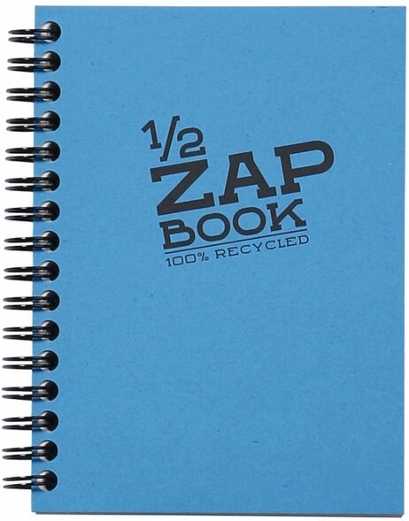 ZAP BOOK cahier &agrave; dessin 11x15 cm assorti