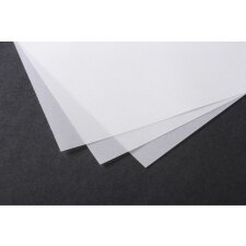 Bloc de papier transparent DIN A4 50 feuilles