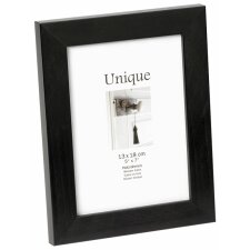 Photo frame UNIQUE  5 - black, 13x18 cm, wood
