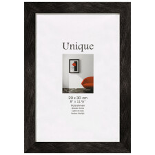 Picture frame UNIQUE 5 - black, 15x20 cm, wood