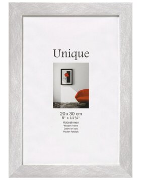 Photo frame UNIQUE 5 - titan-silver, 18x24 cm, wood