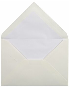 VERGÉ envelopes rills white 114x162 mm - 21400L